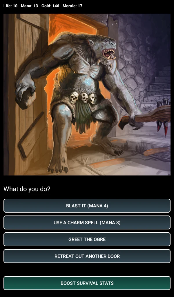 Dungeons and Decisions RPG screenshot