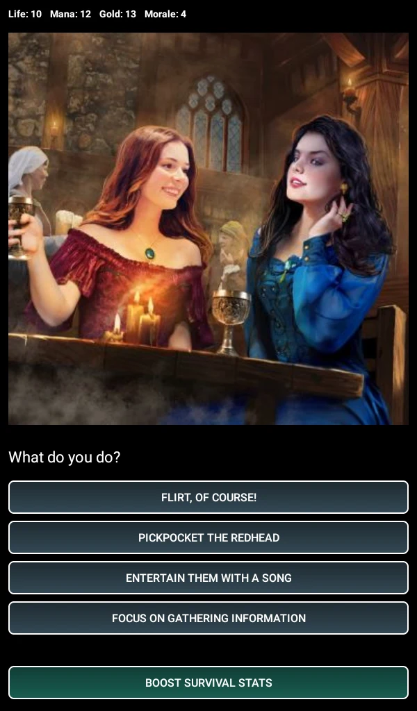 Dungeons and Decisions RPG screenshot