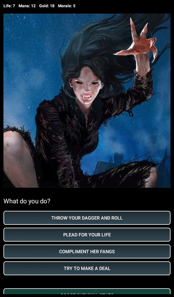 Dungeons and Decisions RPG screenshot